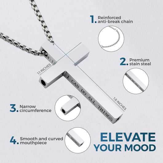 Breathlink Quit Smoking Necklace - Cross version