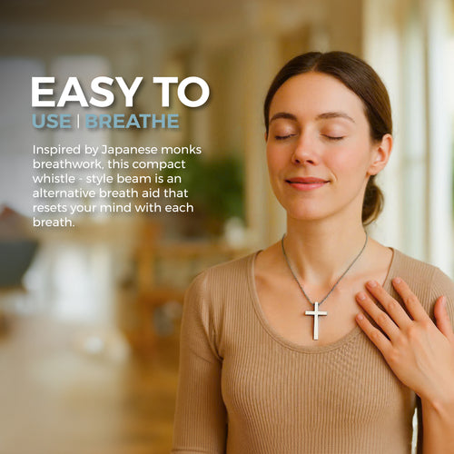 Breathlink Necklace Cross – Quit Smoking Aid, Anxiety Cessation Tool, Vaporless Fixation Stick, Anti-Fum VapingTools Products